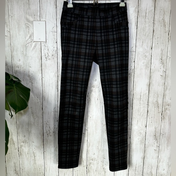 Anthropologie Sanctuary Northolt High-Rise Plaid Legging Pants Size S - Picture 2 of 6